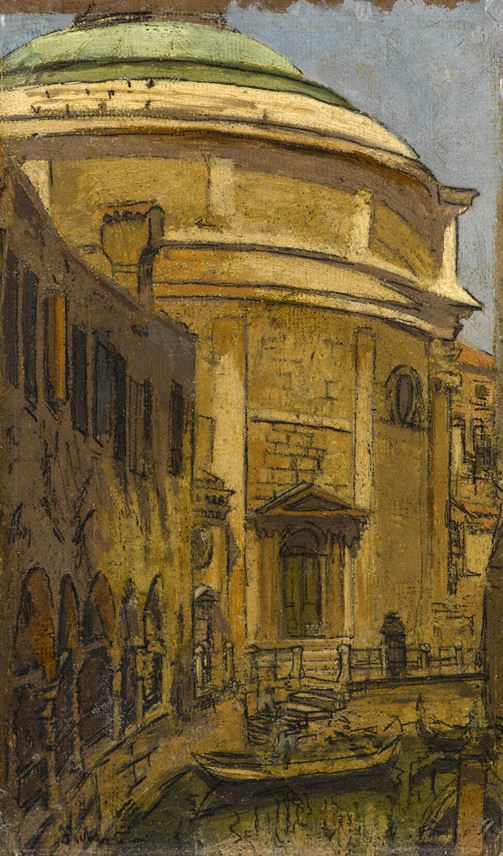 Walter Richard SICKERT - The Church of Santa Maria Maddalena, Venice | MasterArt